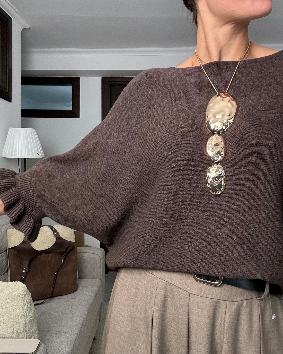 Pullover scollo a barca choco