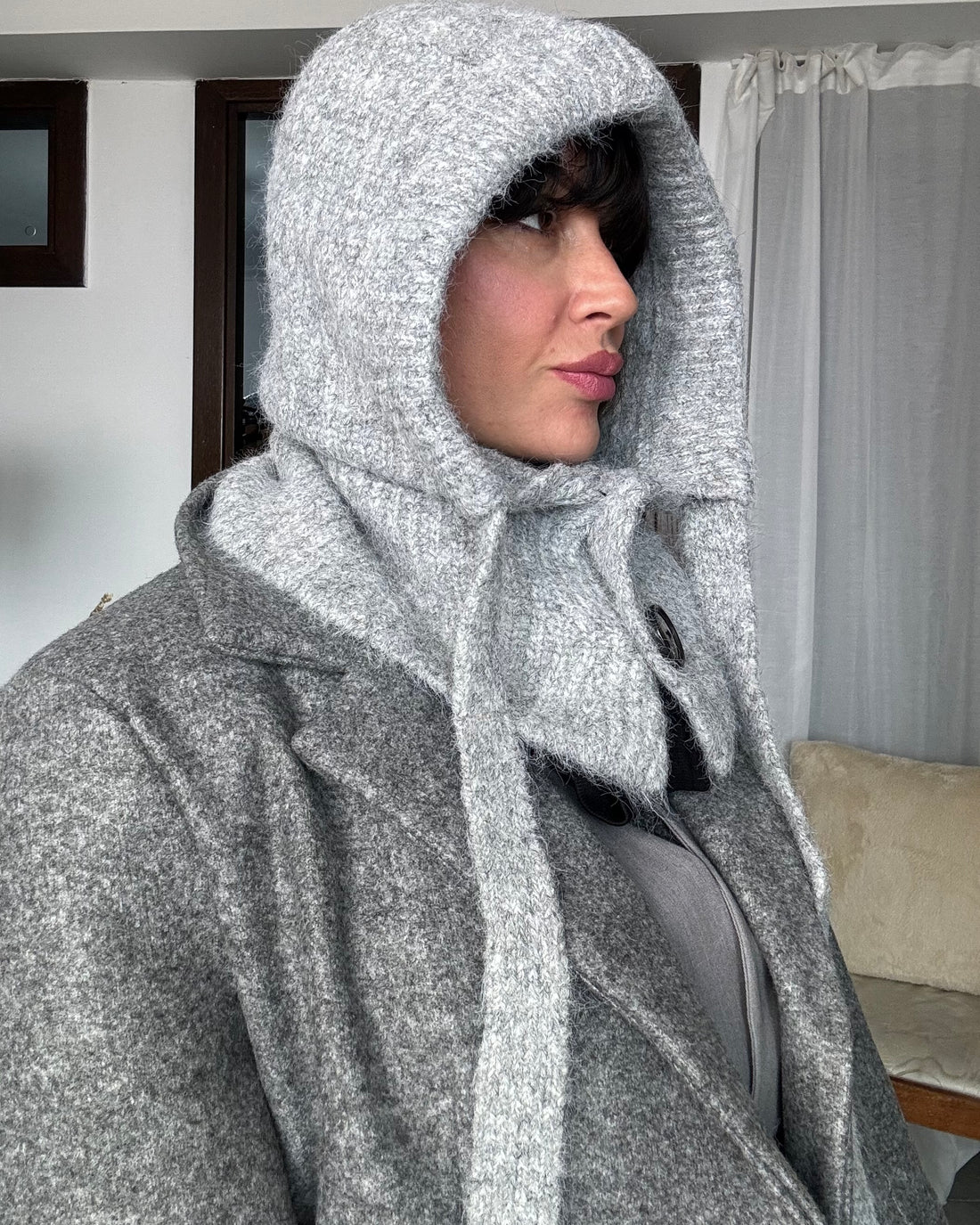Balaclava grigio