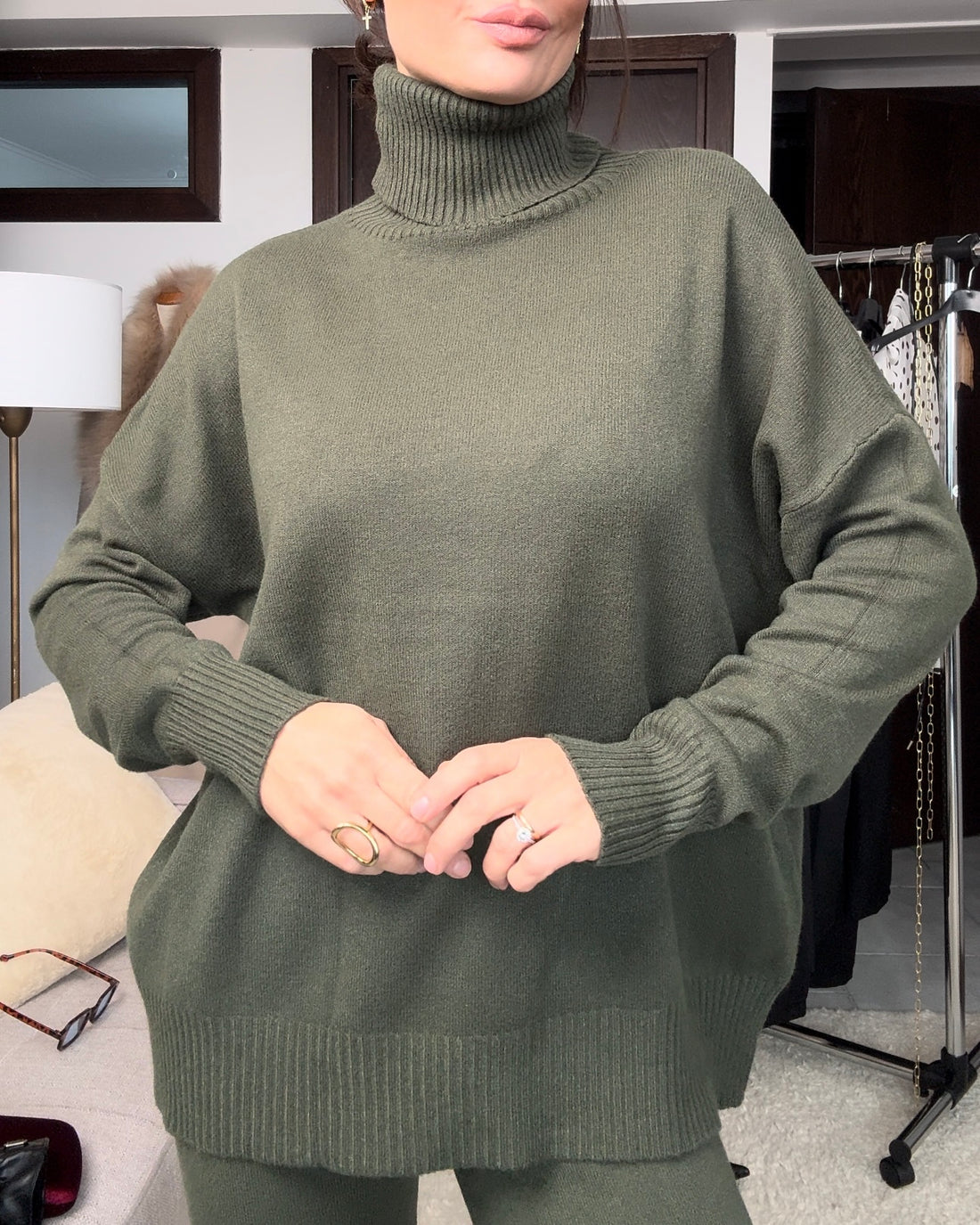 Coordinato chic Holson verde bosco