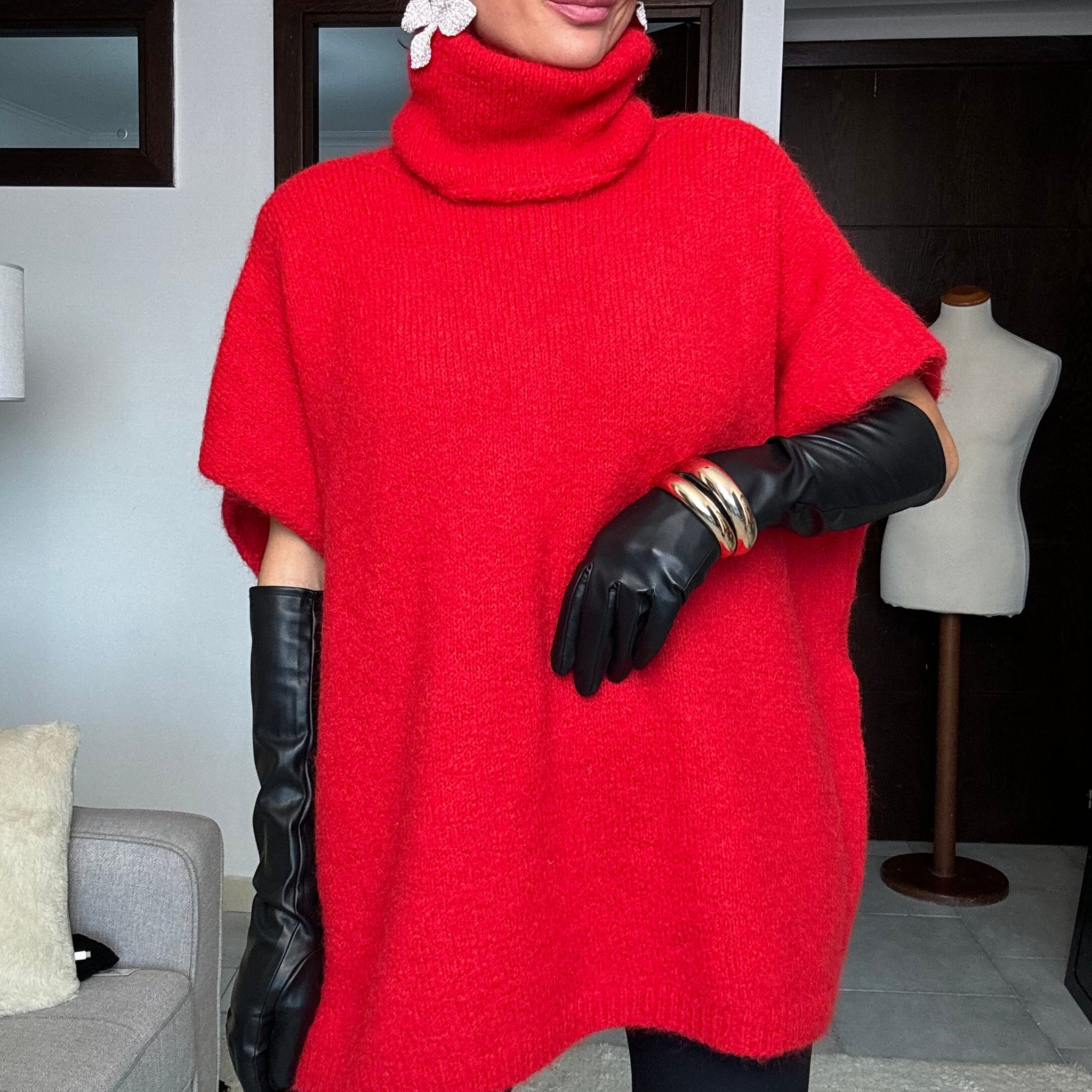 Pullover Red misto lana