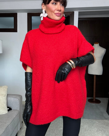 Pullover Red misto lana