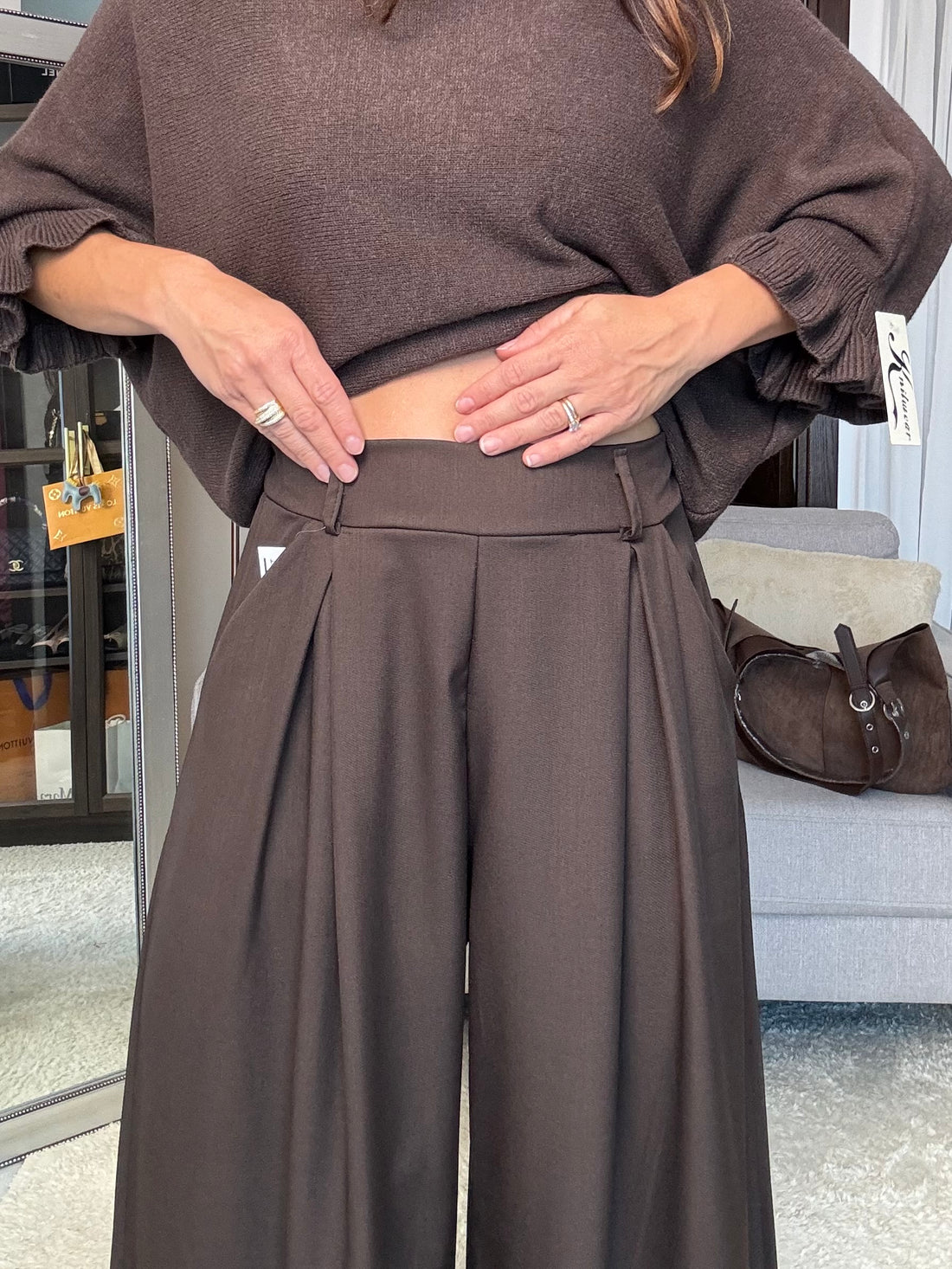 Pantalone Seul  marrone bruciato