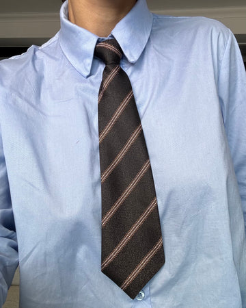 Cravatta finta fantasia con elastico regolabile