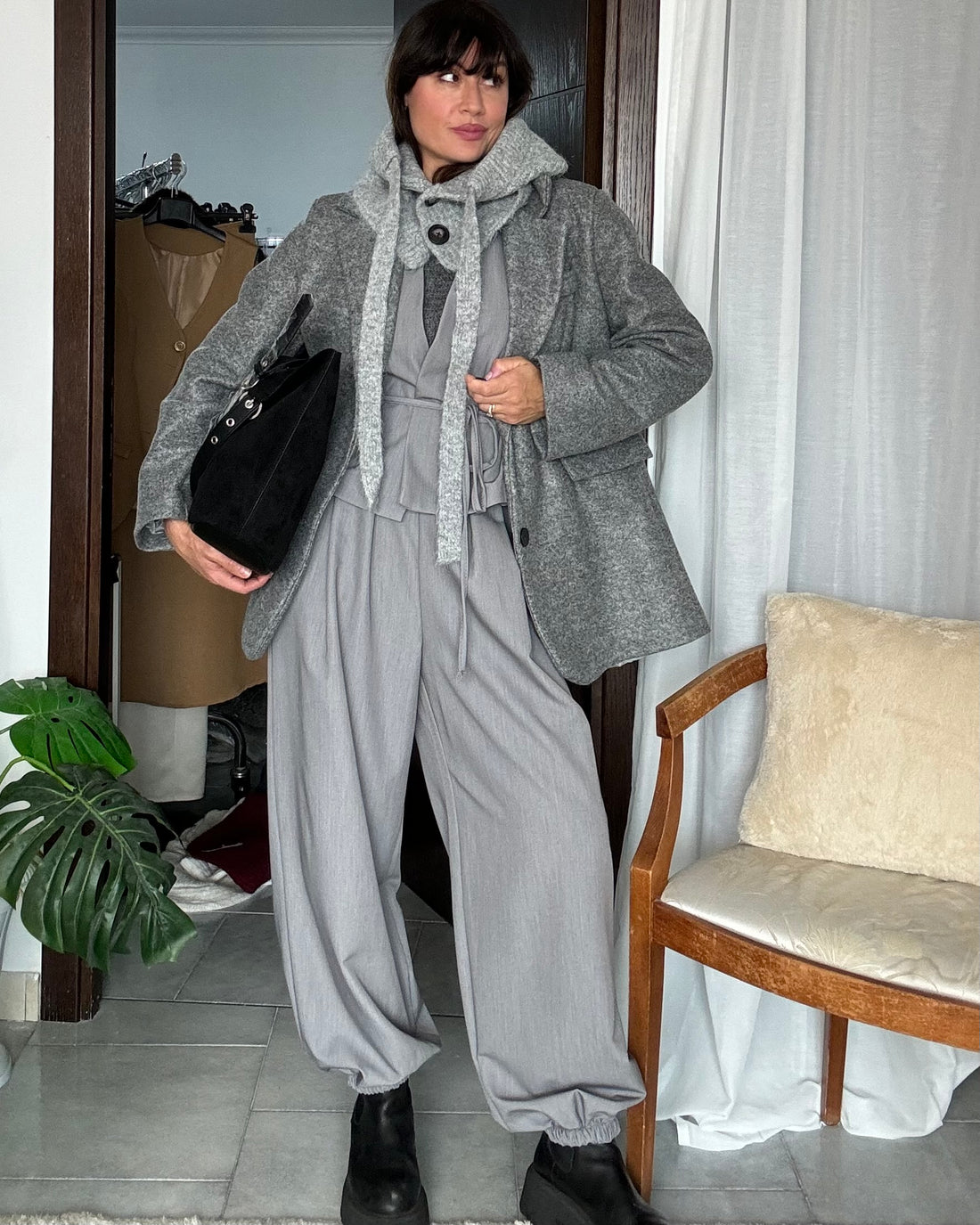 Coordinato Arianna grigio