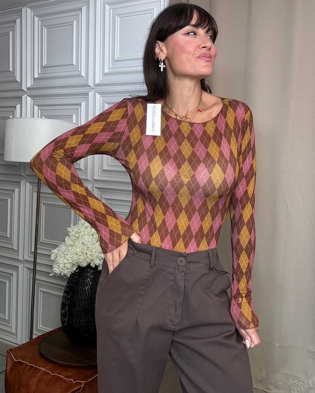 Maglia misto cachemire