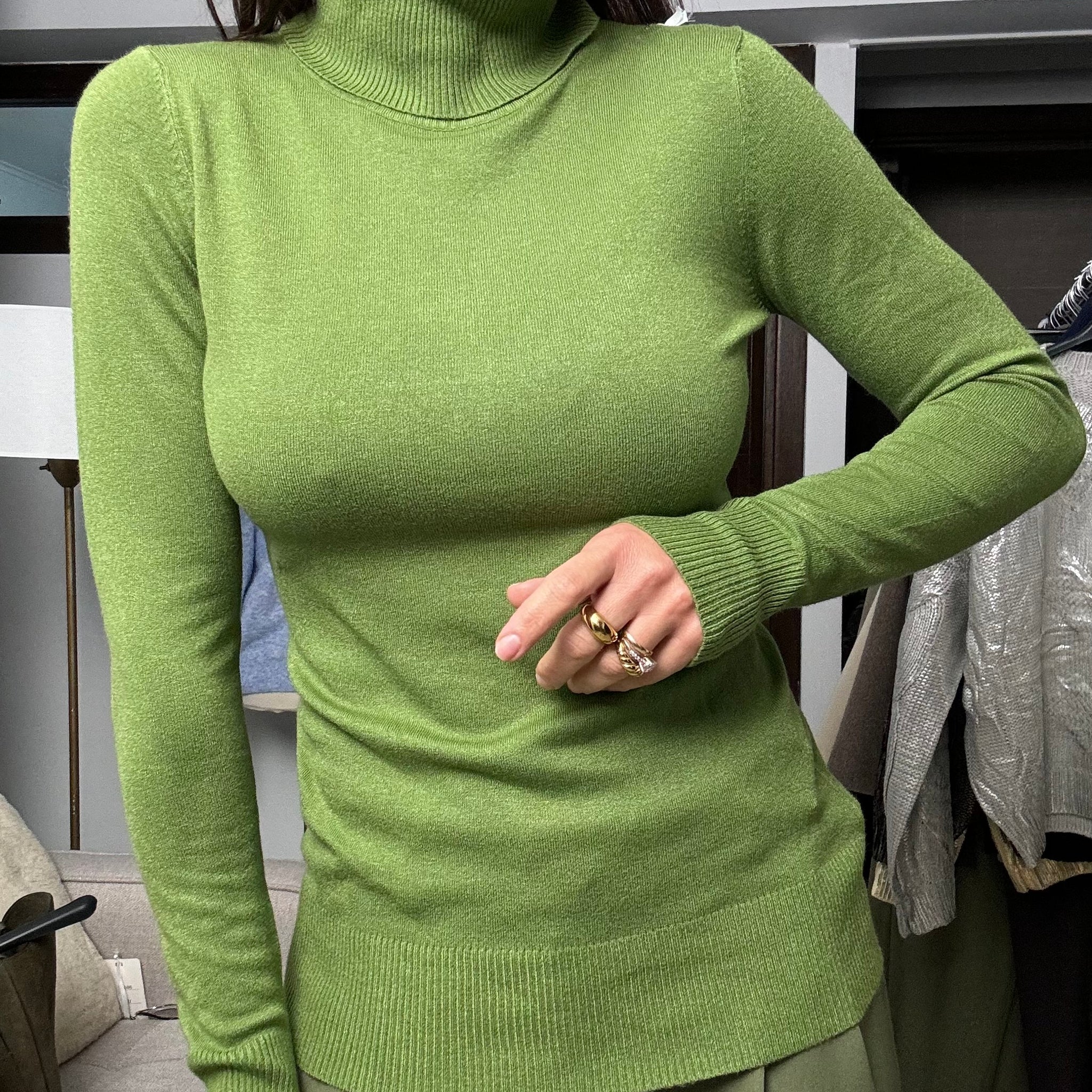 Dolcevita in calda viscosa verde mela