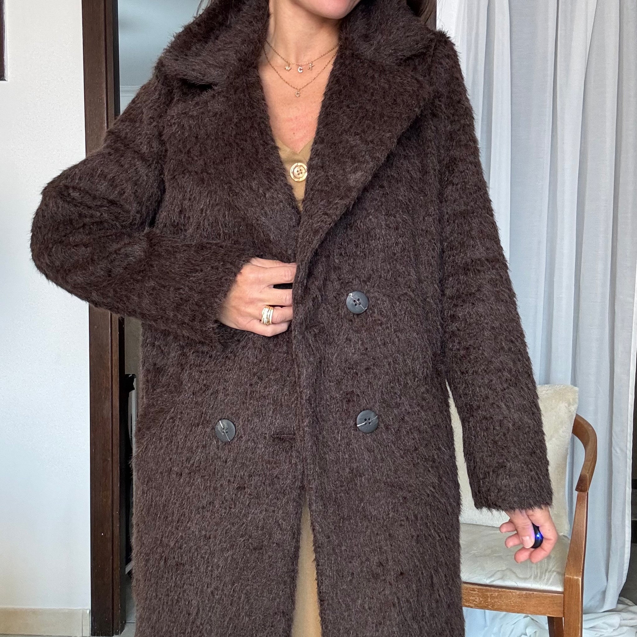 Cappotto Moro lana alpaca