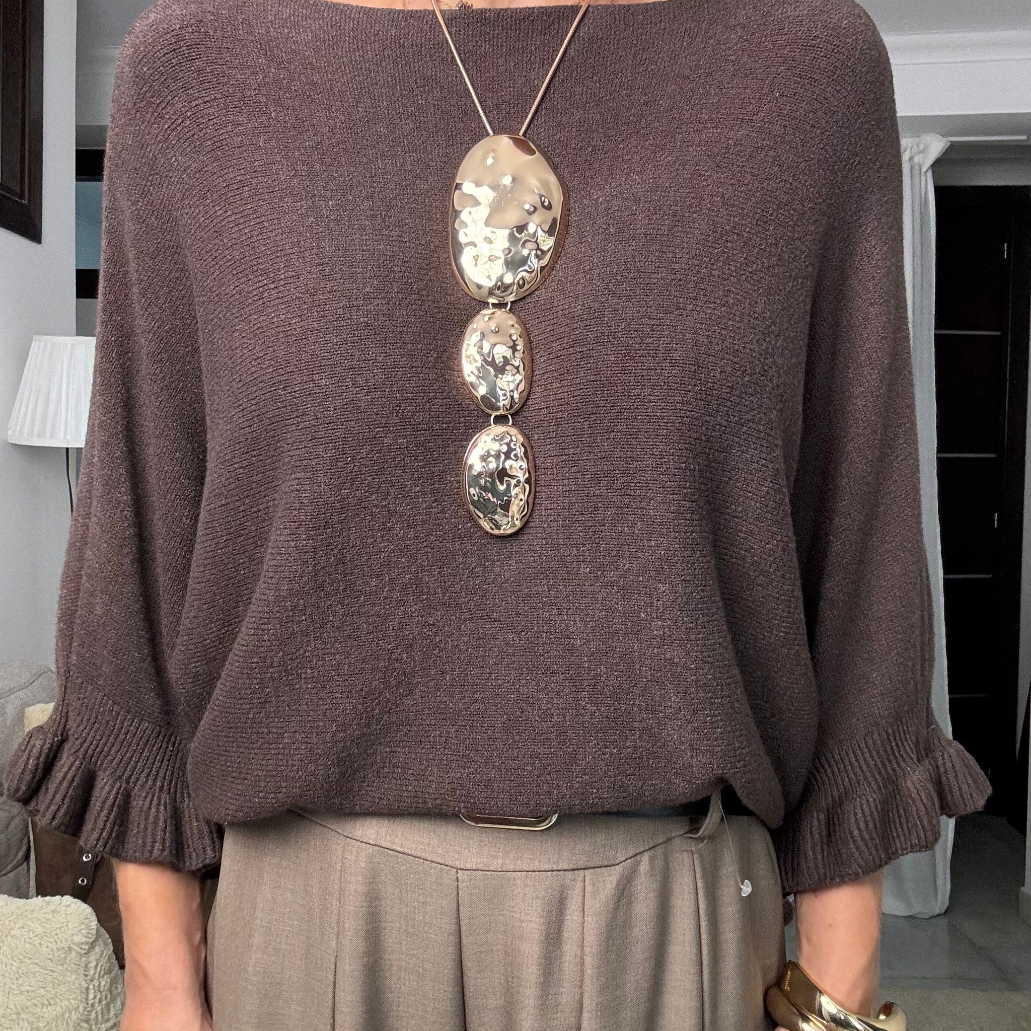 Pullover scollo a barca choco