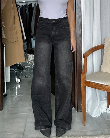 Jeans baggy lavaggio nero