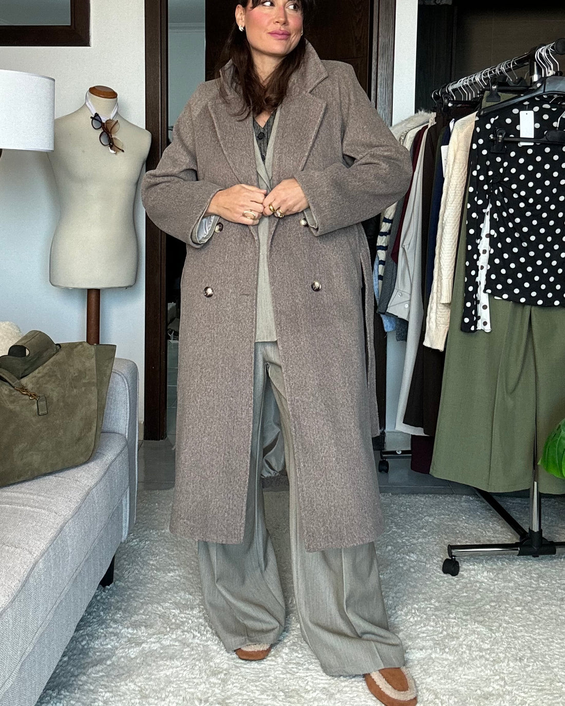 Cappotto Vienna “lana cotta”fango