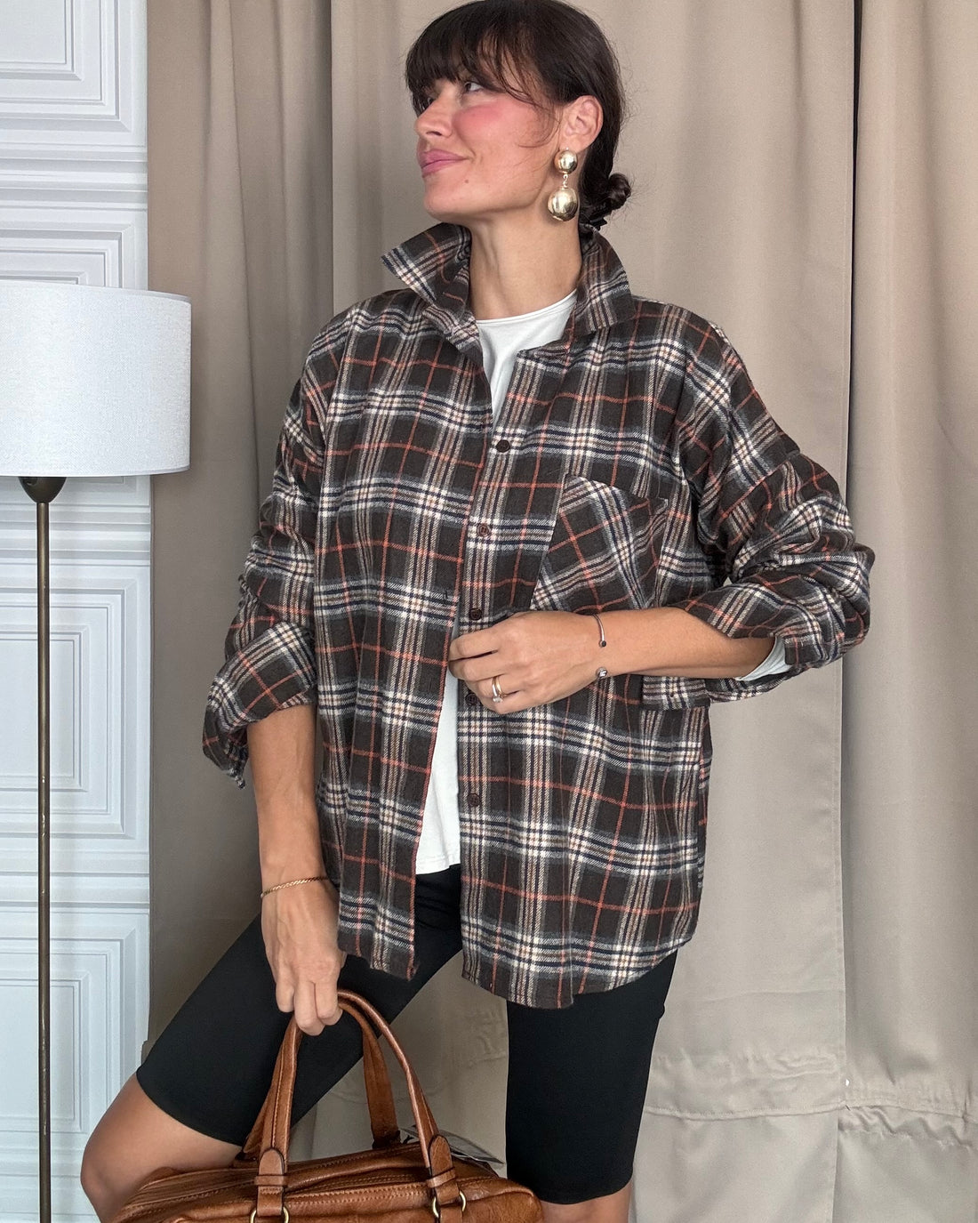 Camicia Tartan Flanella  85%cotone 15%Lana