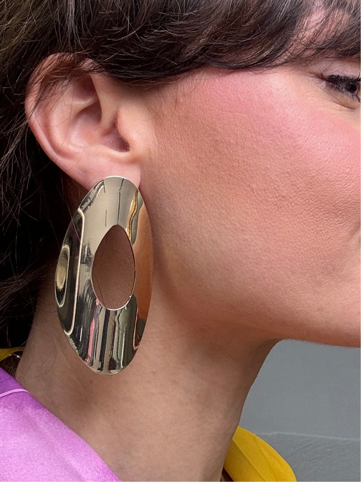 Orecchini grandi oro