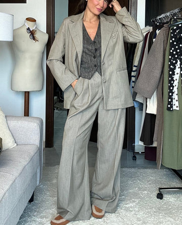 Tailleur Victoria taglio uomo fango