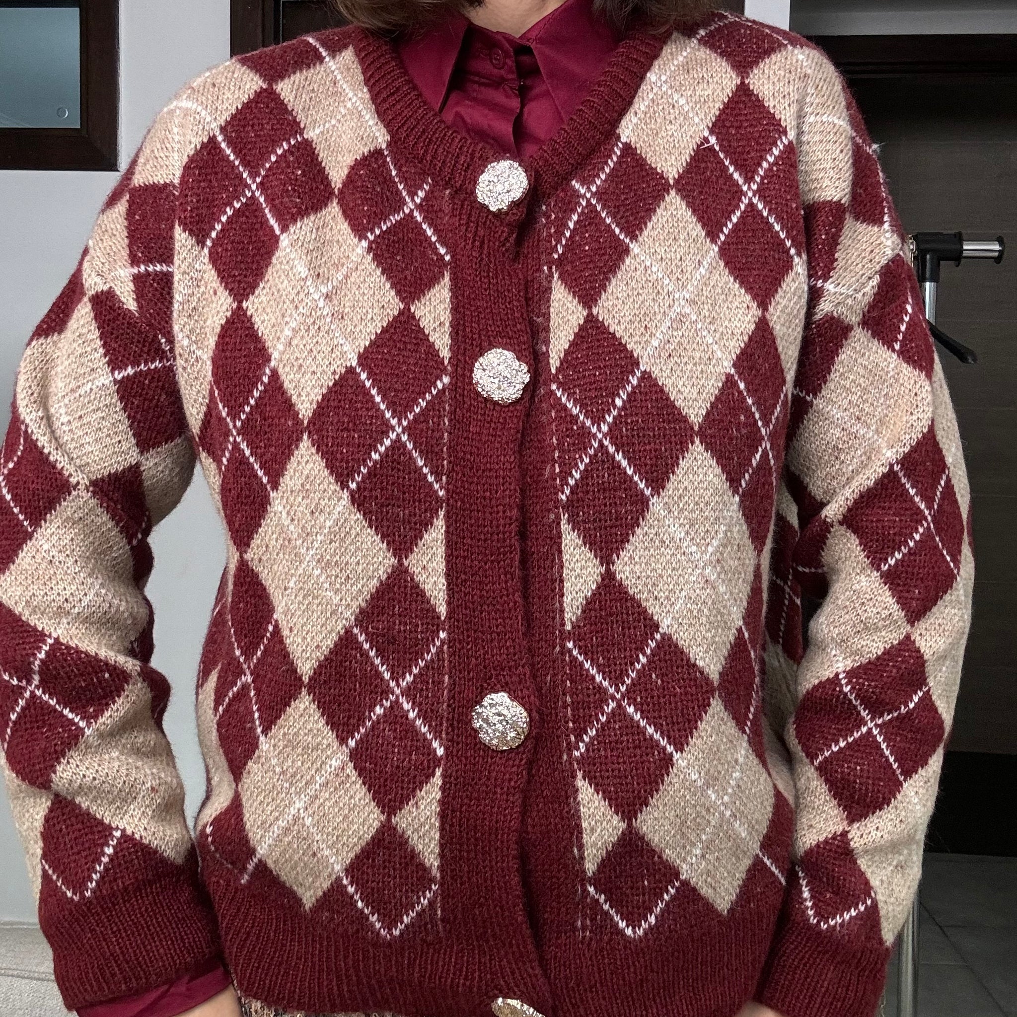 Cardigan Adria a rombi