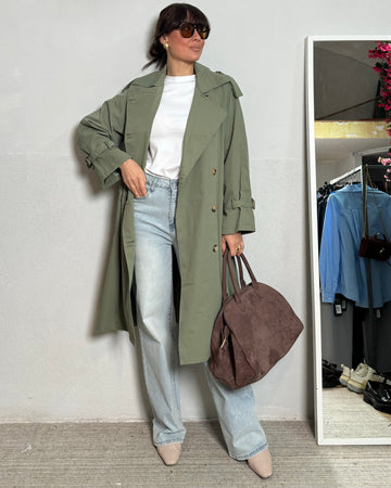 Trench 4 stagioni verde