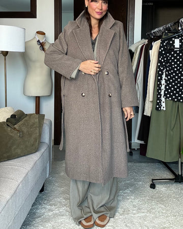 Cappotto Vienna “lana cotta”fango