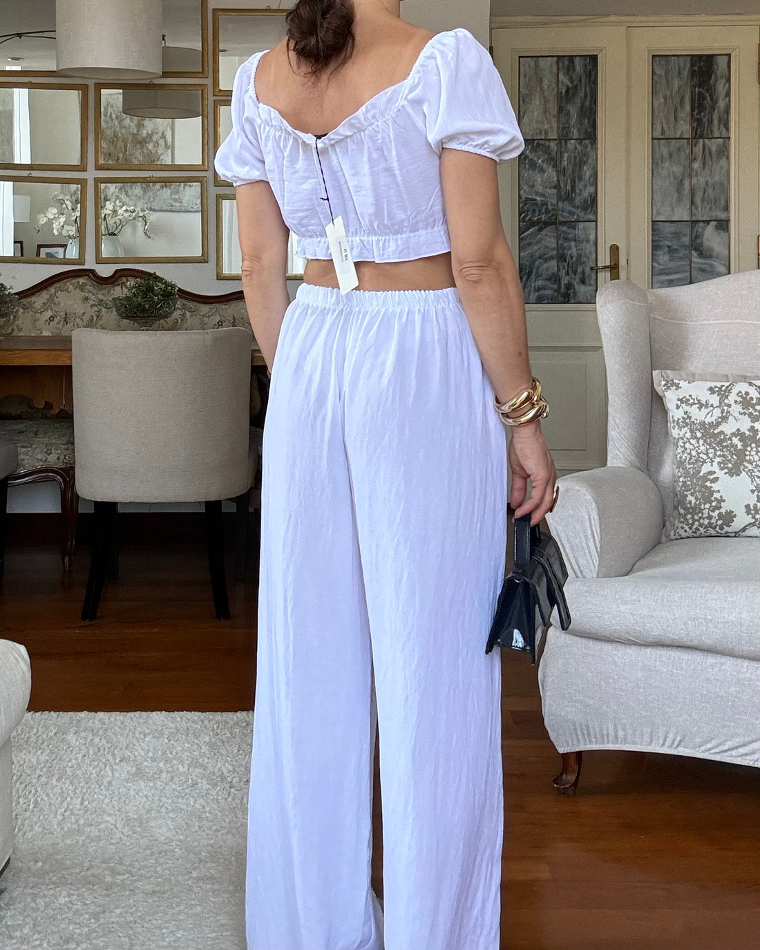 Coordinato gitana bianco