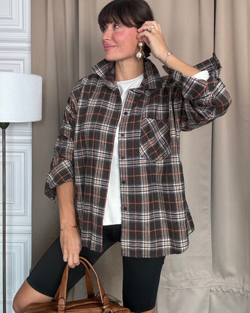 Camicia Tartan Flanella  85%cotone 15%Lana