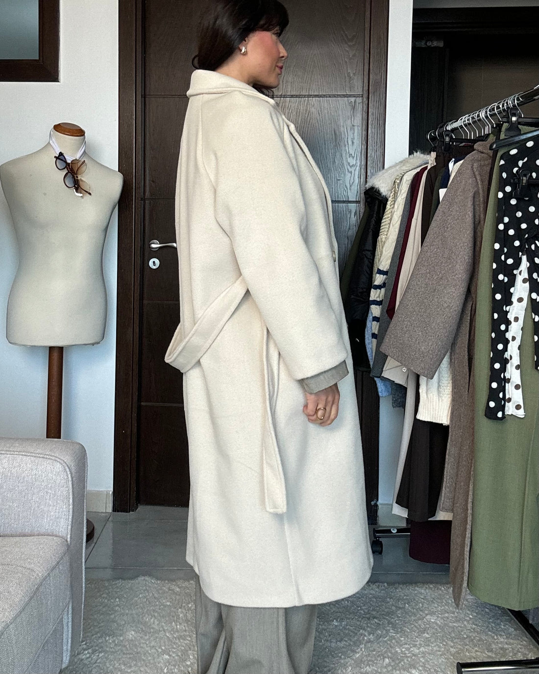 Cappotto Vienna “lana cotta” panna