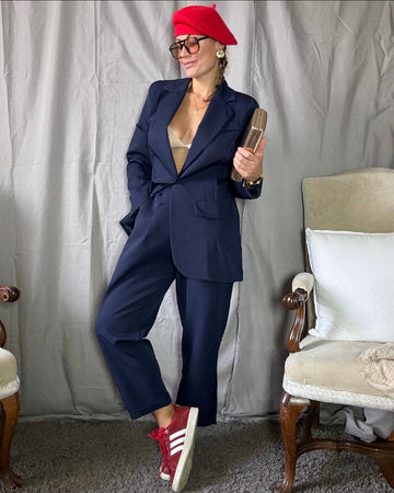 Tailleur Julienne blu Classic