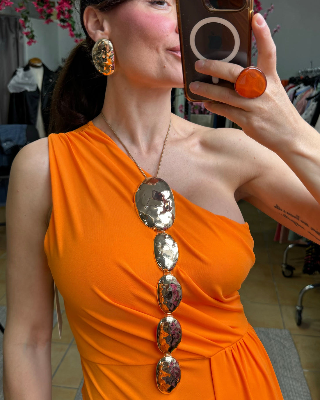 Parure collana e orecchini